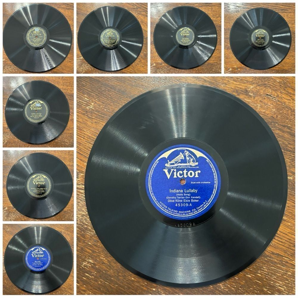 Rare Fine!  Four Vintage Records from  1920’s.